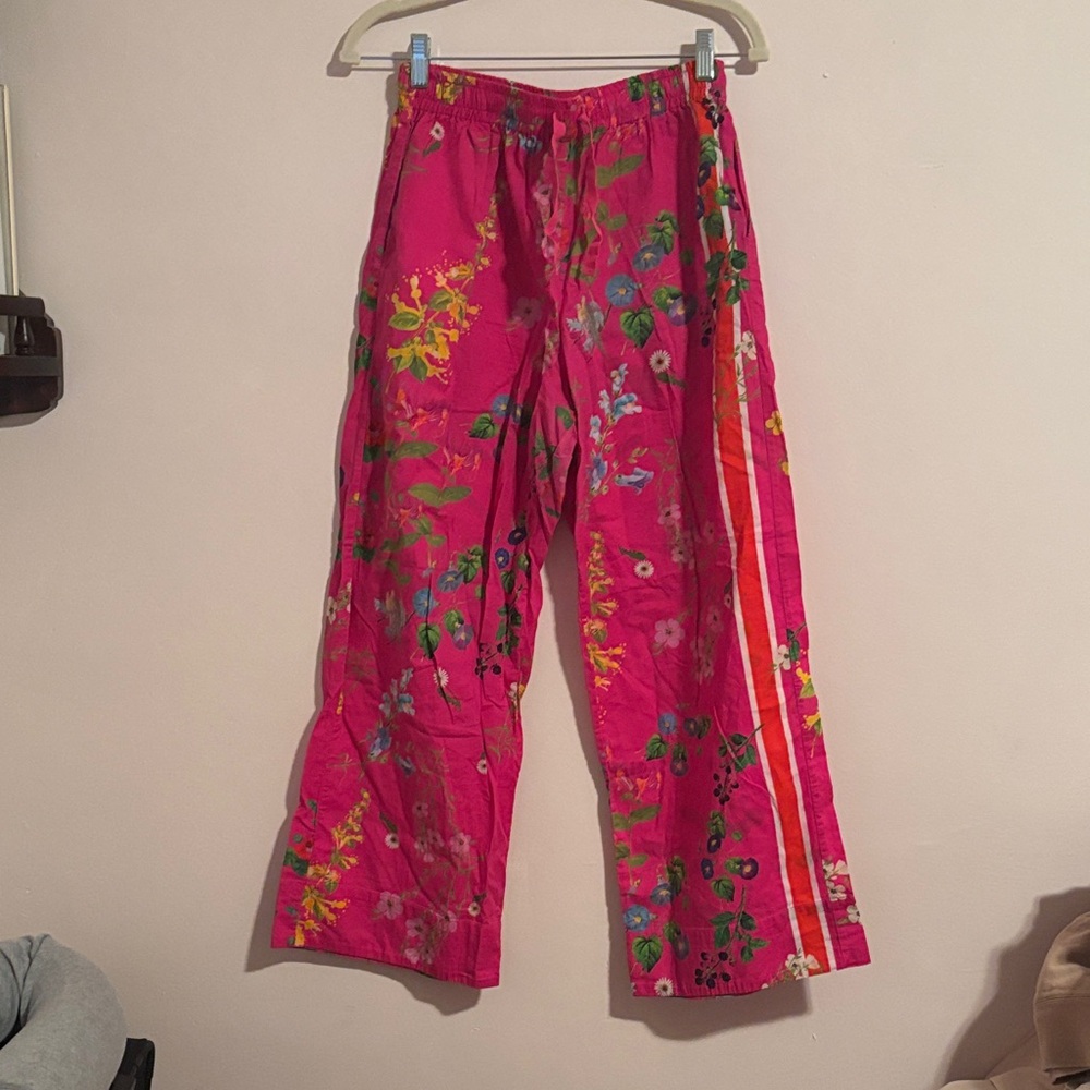 Cynthia Rowley Pink Floral Pants